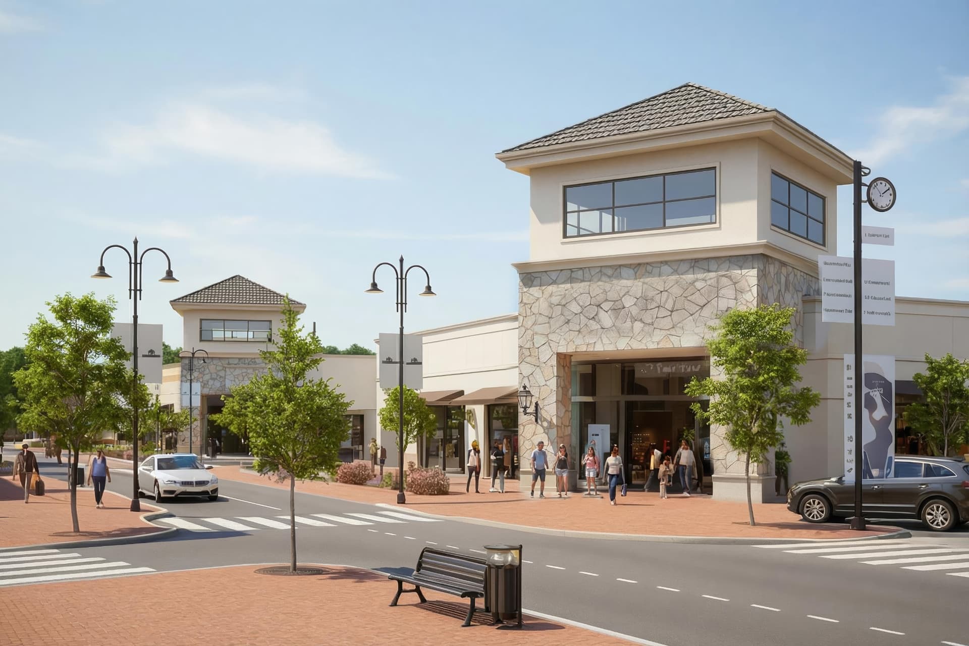 Arkitektura e njësive tregtare në Gjilan Mall